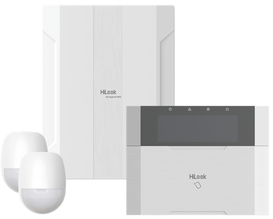Hilook by Hikvision HA-ALARM-KIT1 AX Hybrid Pro Wired Alarm Kit with PIR Sensors & Keypad