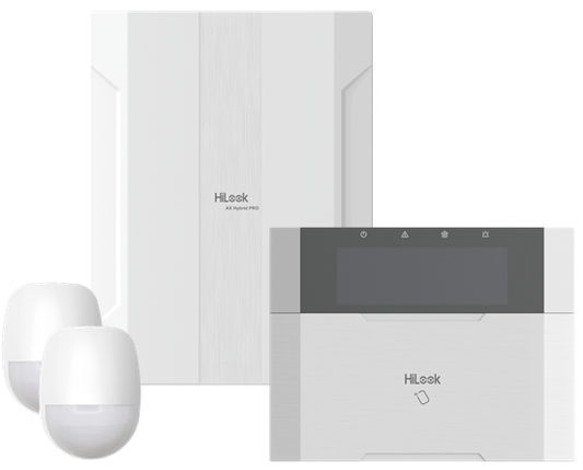 Hilook by Hikvision HA-ALARM-KIT1 AX Hybrid Pro Wired Alarm Kit with PIR Sensors & Keypad