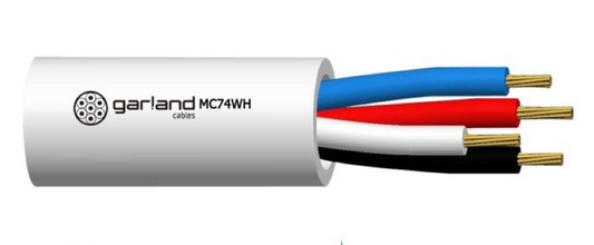 CABLE, 4 Core 7/0.20, Garland, 100m roll. CABLE, 4 Core 7/0.20, Garland, 100m roll